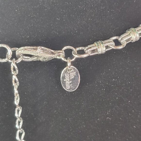 Lia Sophia Yellow & Silver Floral Sunflower Statement Necklace - Picture 5 of 6